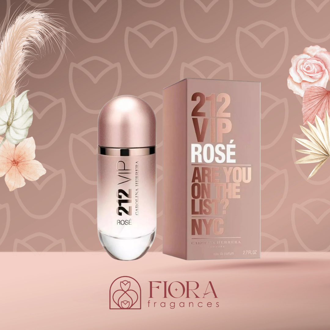 Perfume 212 VIP Rosé Carolina Herrera 2.7 Oz
