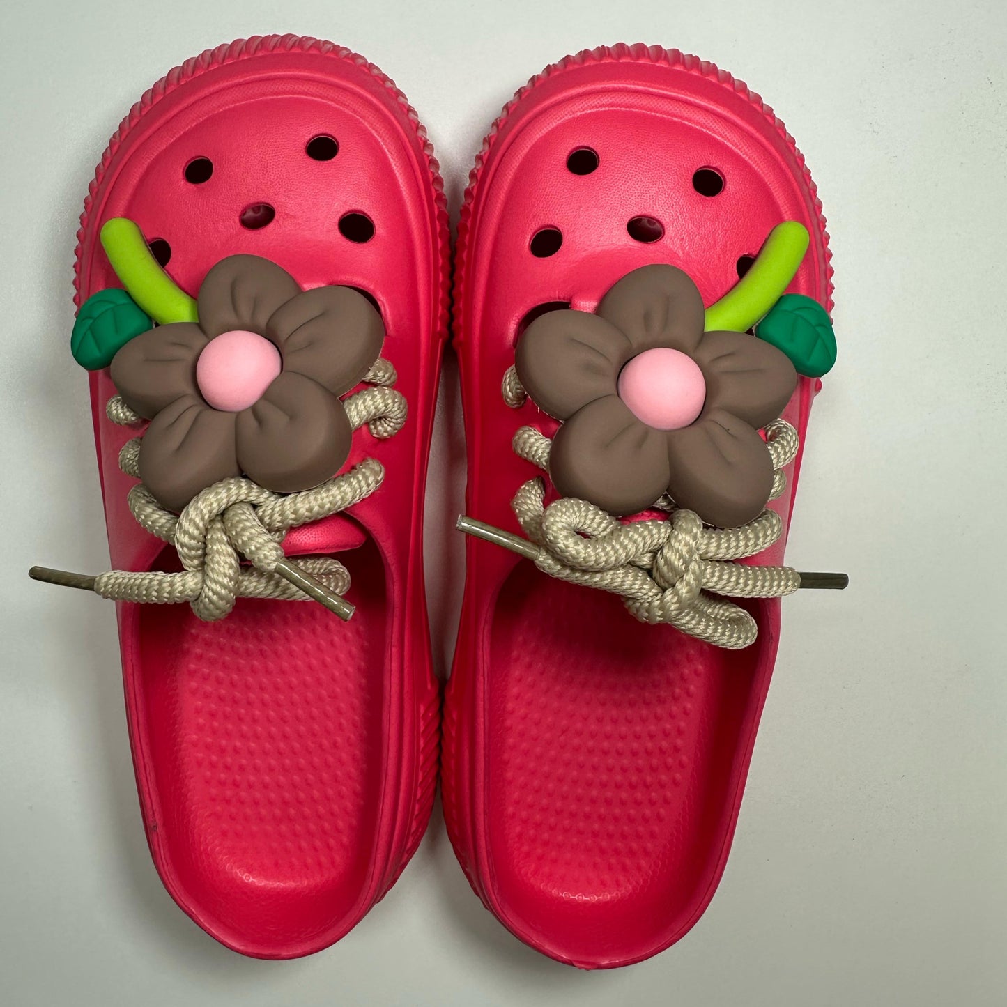 Fuchsia: Berry Pop Clog Sandals