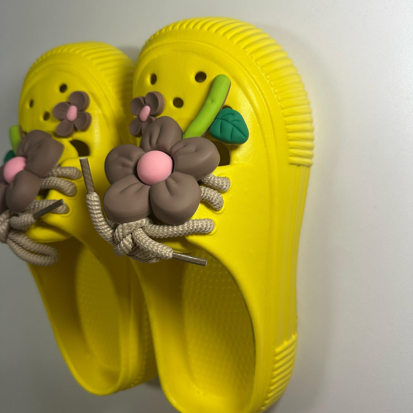 Yellow: Sunbeam Glow Clog Sandals