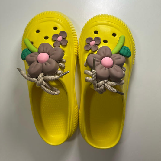 Yellow: Sunbeam Glow Clog Sandals