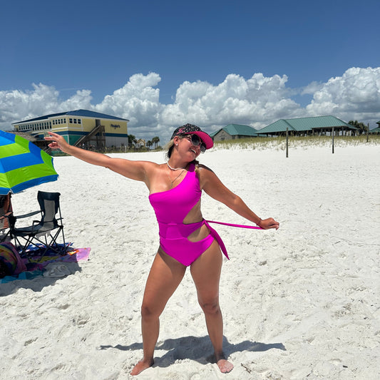 Radiant Magenta One-Piece