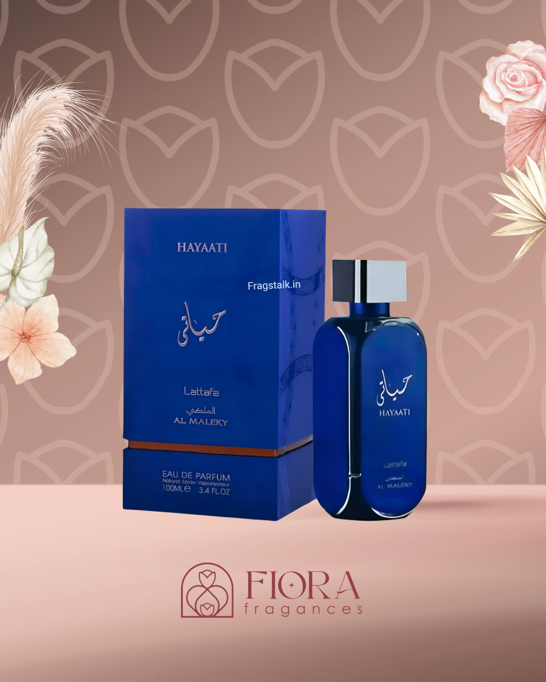 Hayaati Al Maleky Blue Edp 90ml Lattafa