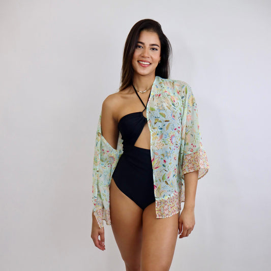 Flower Elegance Cover-Up