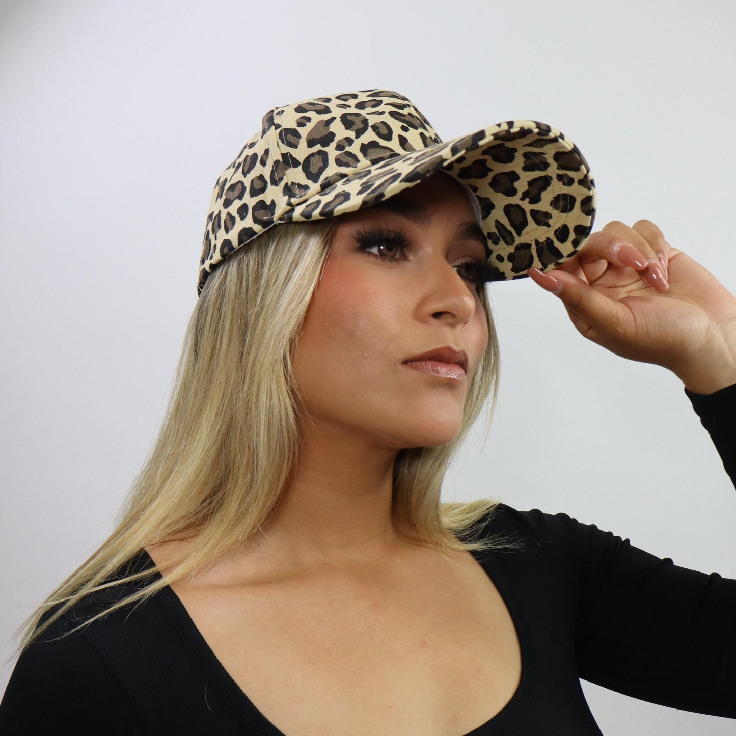 Animal‑Print Cap