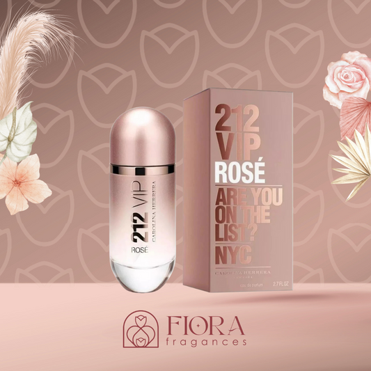 Perfume 212 VIP Rosé Carolina Herrera 2.7 Oz