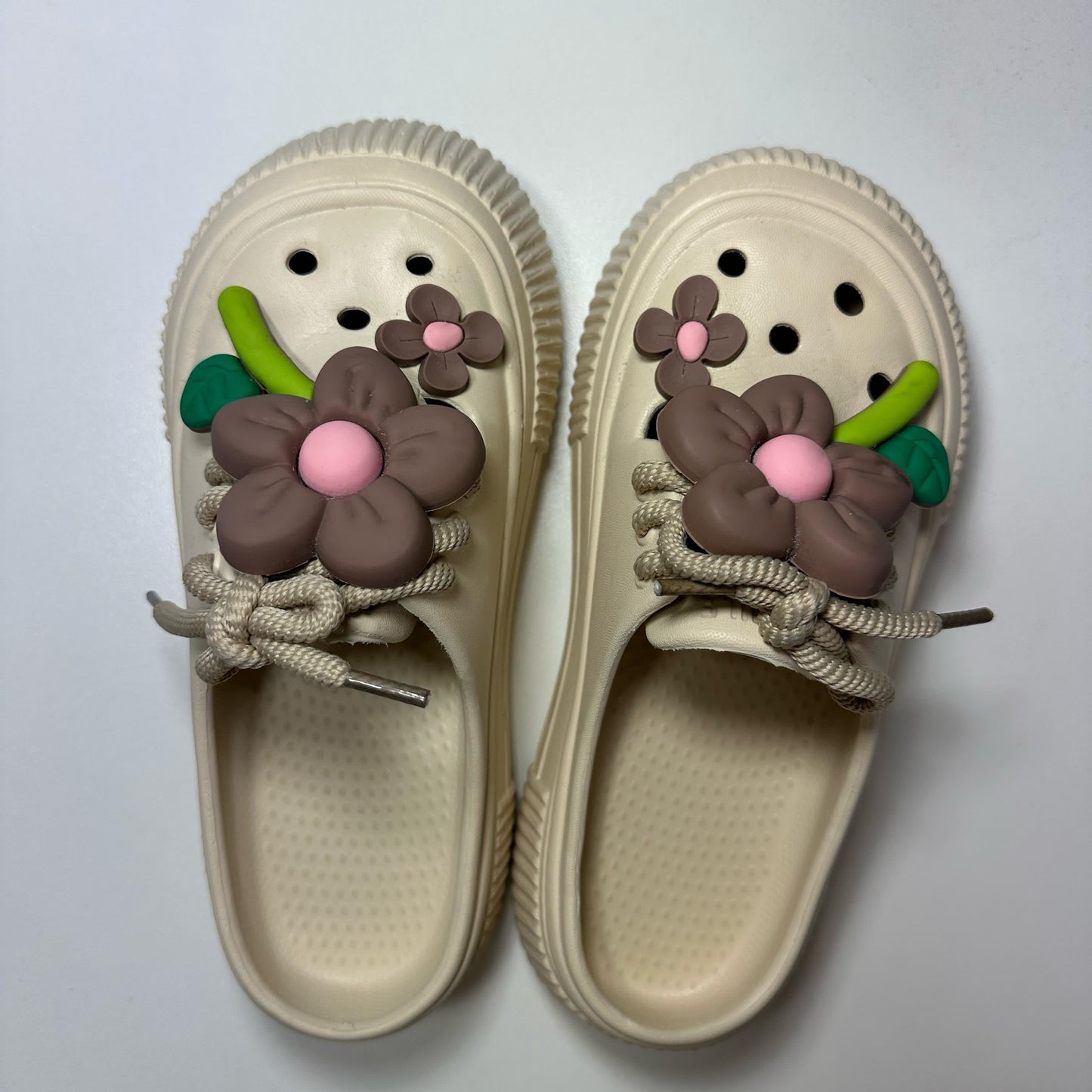 Beige: Sand Dune Clog Sandals