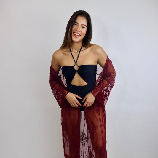 Red Wine Cover-Up