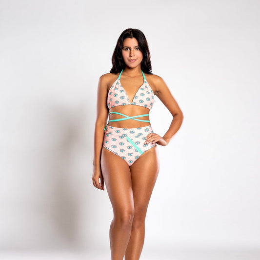 Ojitos Nude One-Piece